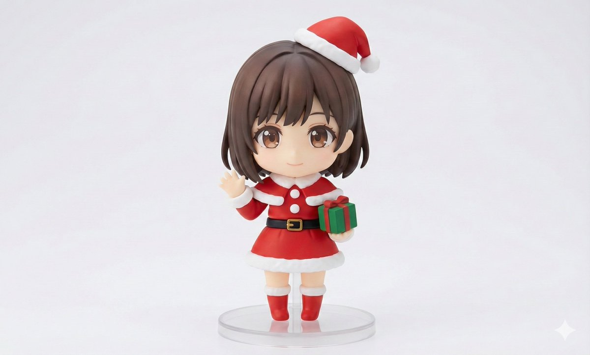 E-commerce Main Image - Chibi Santa Character Figure Generation Prompt - Image 3